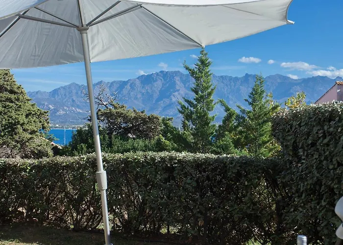 Apartman Mare Avec Jardin Et Bbq Vue Et Montagne Et Port A 2 Pas Calvi